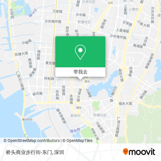 桥头商业步行街-东门地图