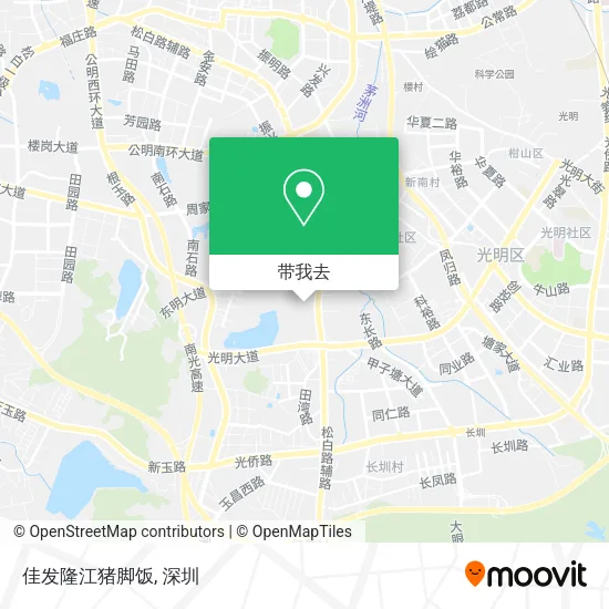 佳发隆江猪脚饭地图
