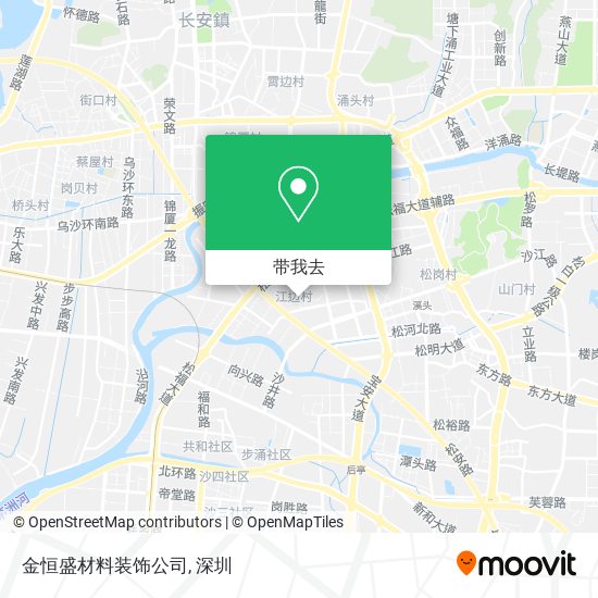 金恒盛材料装饰公司地图