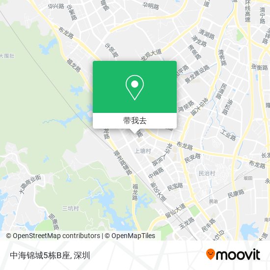 中海锦城5栋B座地图