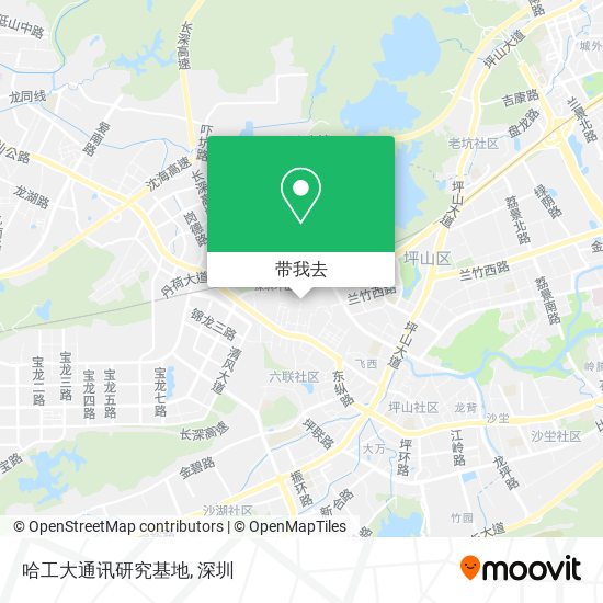 哈工大通讯研究基地地图