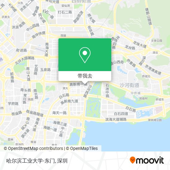 哈尔滨工业大学-东门地图