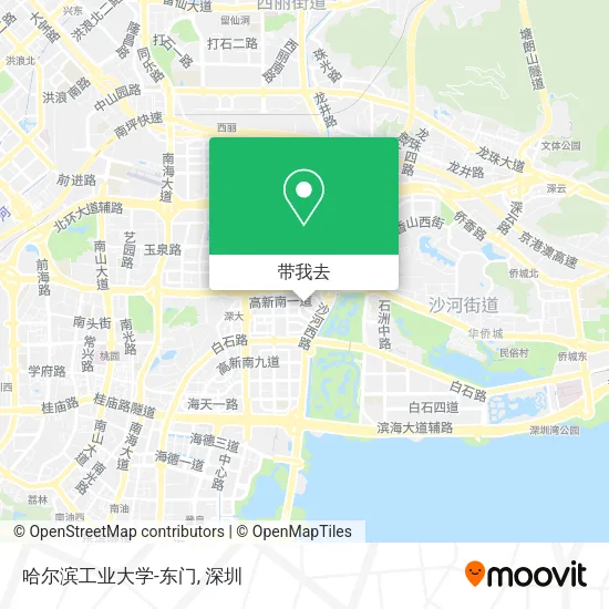 哈尔滨工业大学-东门地图