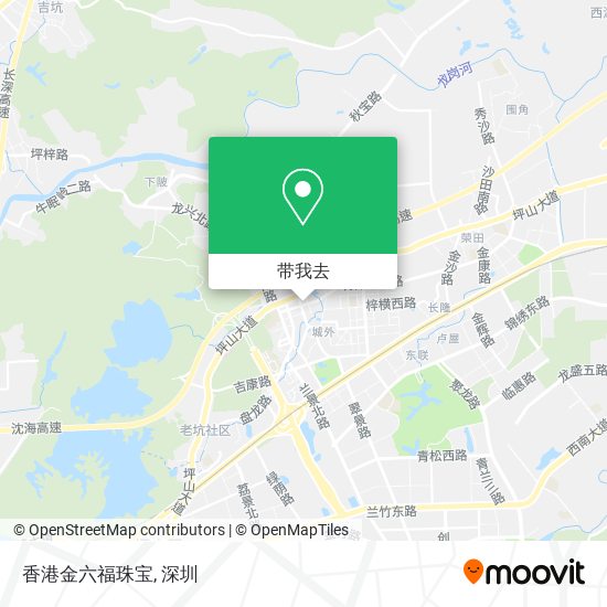 香港金六福珠宝地图