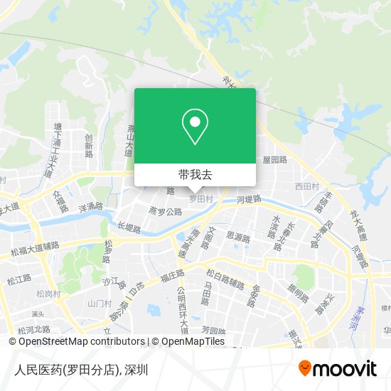 人民医药(罗田分店)地图