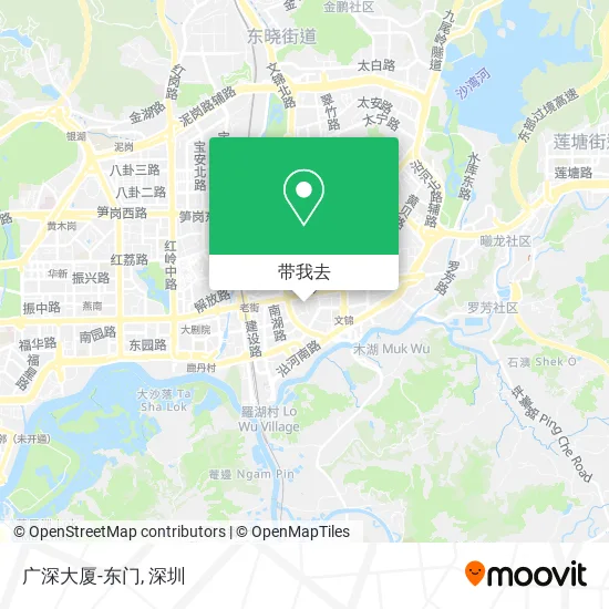 广深大厦-东门地图