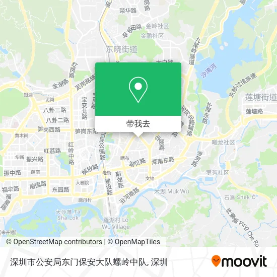 深圳市公安局东门保安大队螺岭中队地图