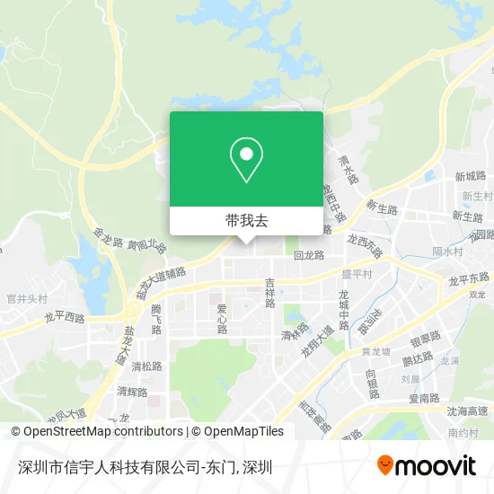 深圳市信宇人科技有限公司-东门地图