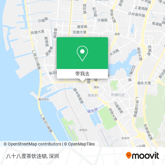 八十八度茶饮连锁地图