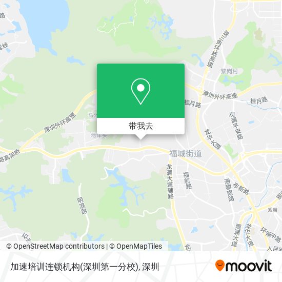 加速培训连锁机构(深圳第一分校)地图