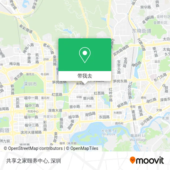 共享之家颐养中心地图