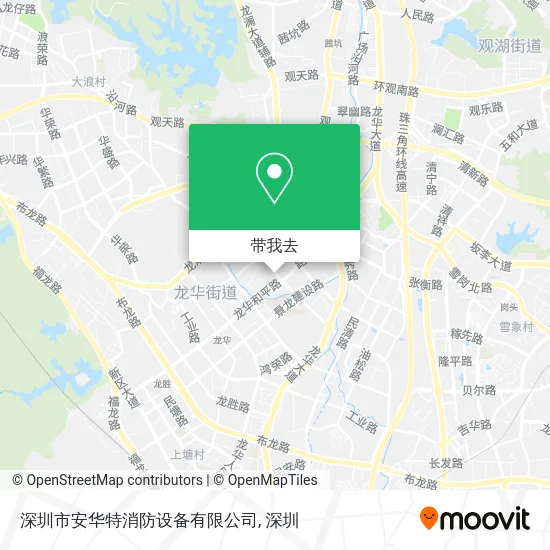深圳市安华特消防设备有限公司地图