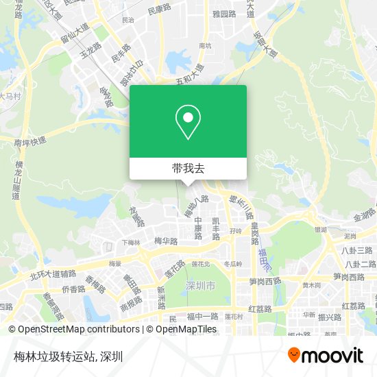 梅林垃圾转运站地图