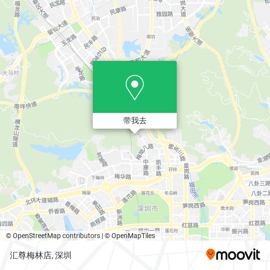 汇尊梅林店地图