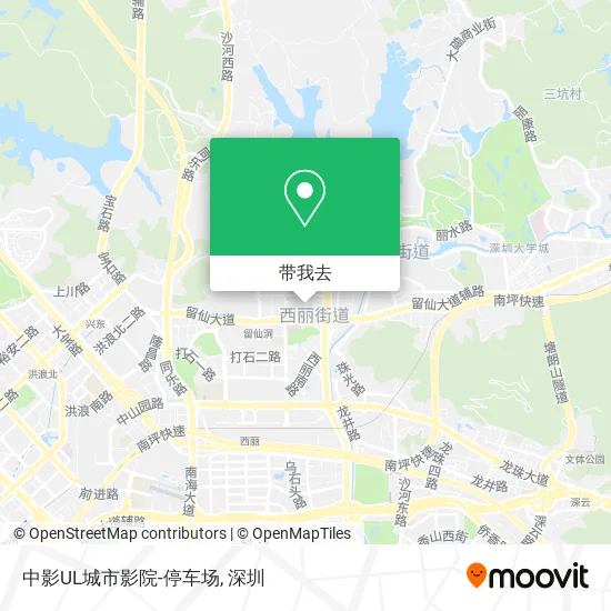 中影UL城市影院-停车场地图
