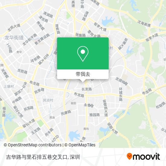 吉华路与里石排五巷交叉口地图