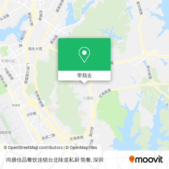 尚膳佳品餐饮连锁台北味道私厨·简餐地图