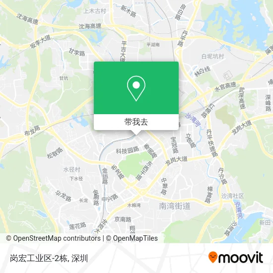 岗宏工业区-2栋地图
