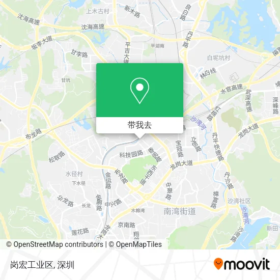 岗宏工业区地图