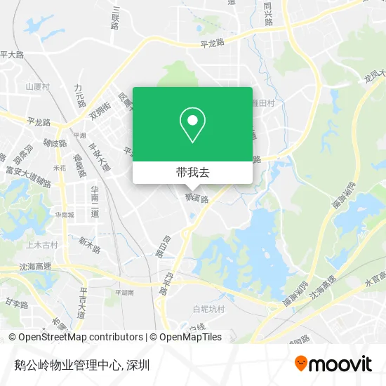 鹅公岭物业管理中心地图