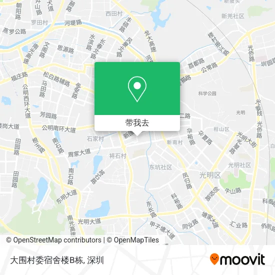 大围村委宿舍楼B栋地图