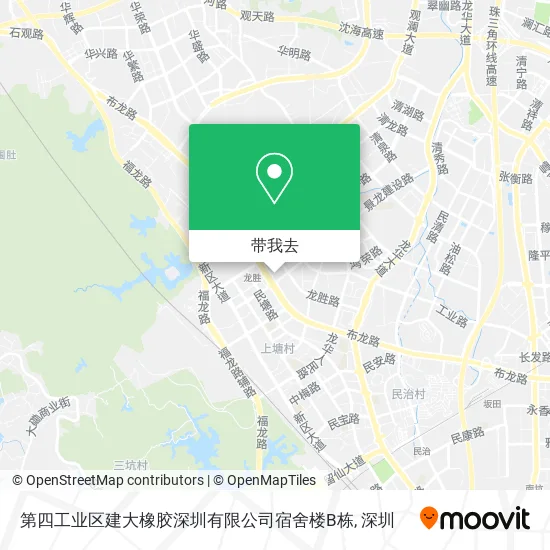 第四工业区建大橡胶深圳有限公司宿舍楼B栋地图