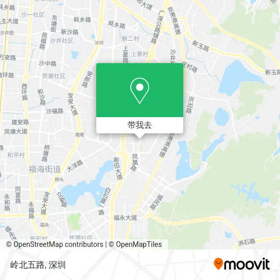岭北五路地图