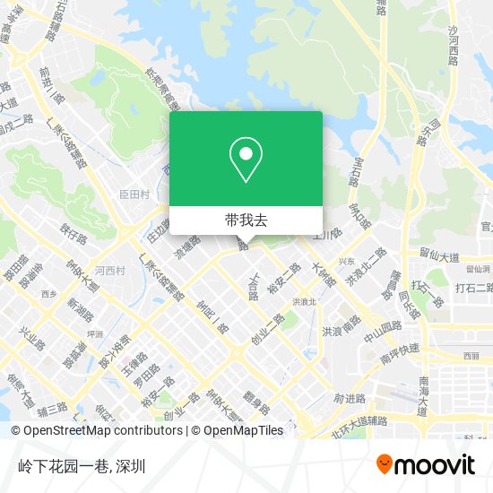 岭下花园一巷地图