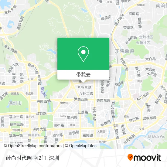 岭尚时代园-南2门地图