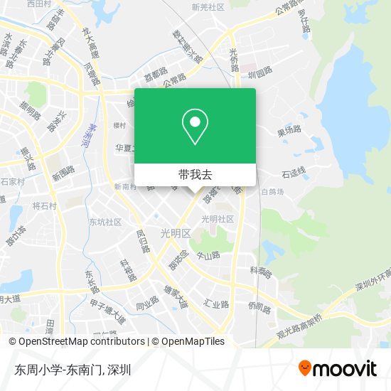 东周小学-东南门地图