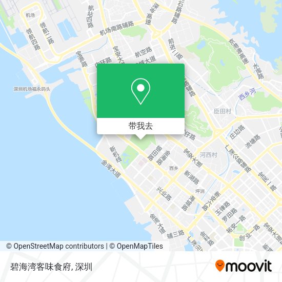 碧海湾客味食府地图