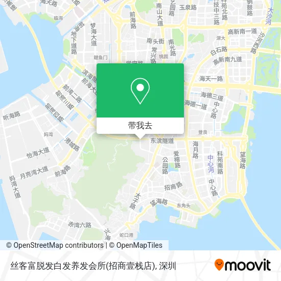 丝客富脱发白发养发会所(招商壹栈店)地图