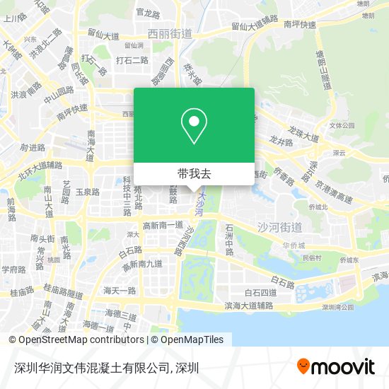 深圳华润文伟混凝土有限公司地图