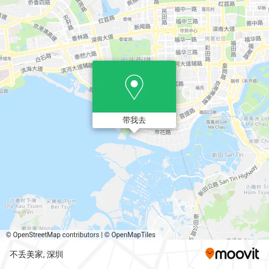 不丢美家地图
