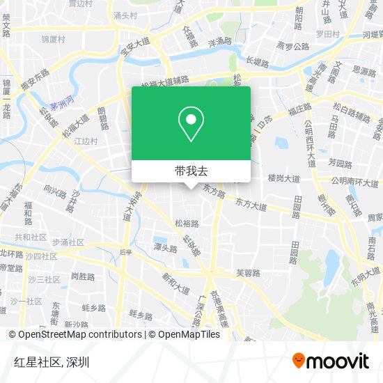 红星社区地图