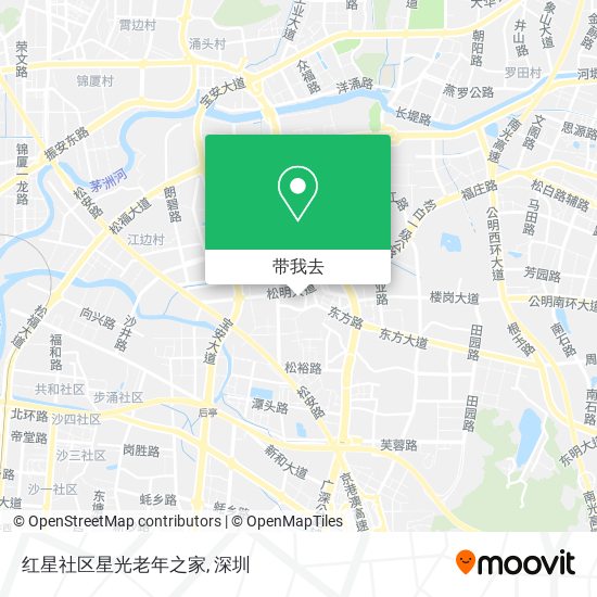 红星社区星光老年之家地图