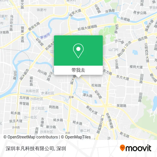 深圳丰凡科技有限公司地图