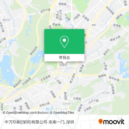 中万印刷(深圳)有限公司-东南一门地图