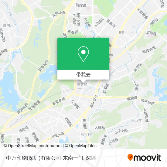 中万印刷(深圳)有限公司-东南一门地图