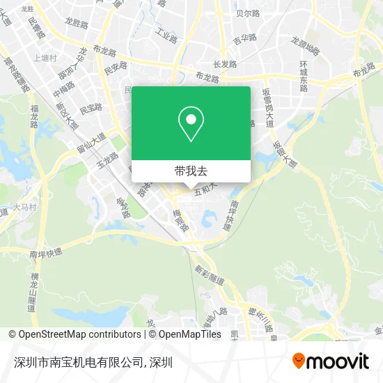 深圳市南宝机电有限公司地图
