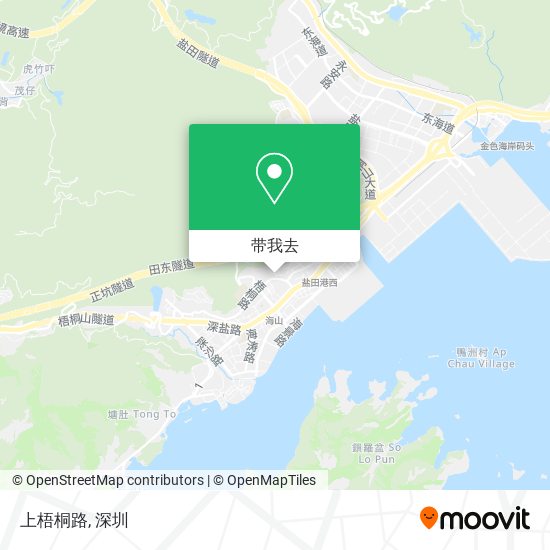 上梧桐路地图