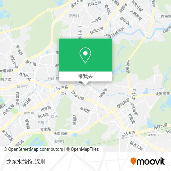 龙东水族馆地图