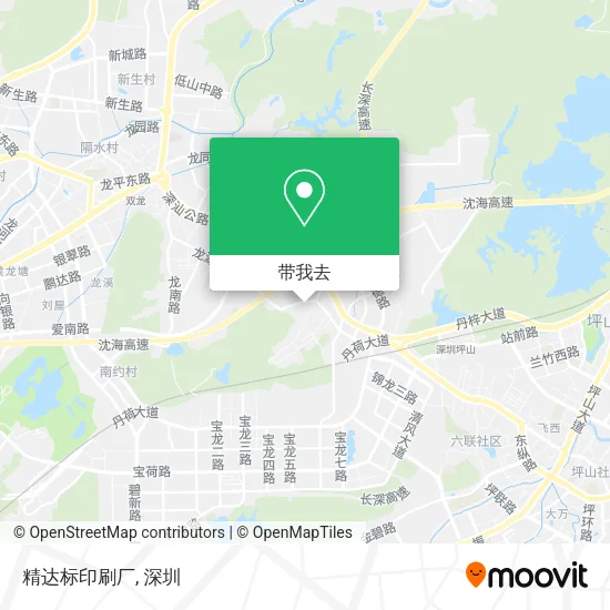 精达标印刷厂地图