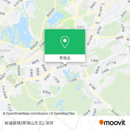 标诚眼镜(翠湖山庄北)地图