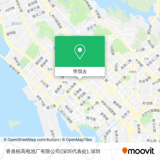 香港栢高电池厂有限公司(深圳代表处)地图