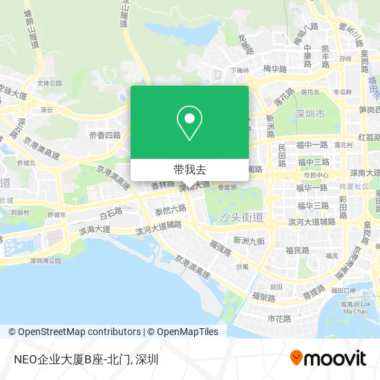 NEO企业大厦B座-北门地图