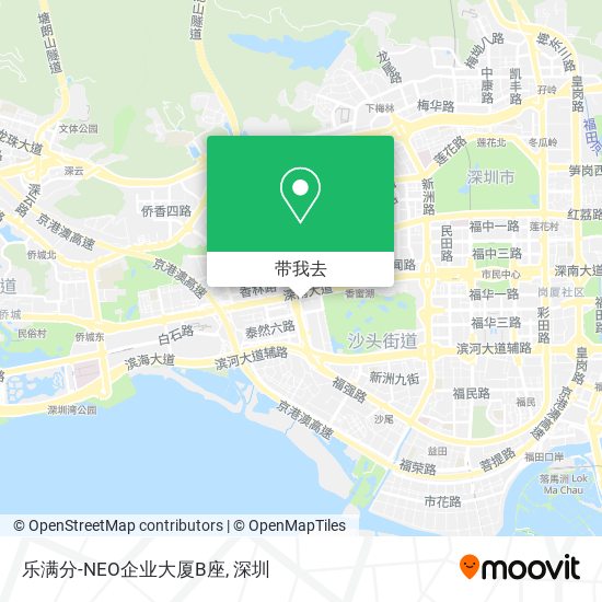 乐满分-NEO企业大厦B座地图
