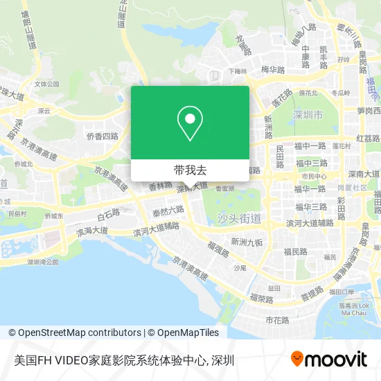 美国FH VIDEO家庭影院系统体验中心地图