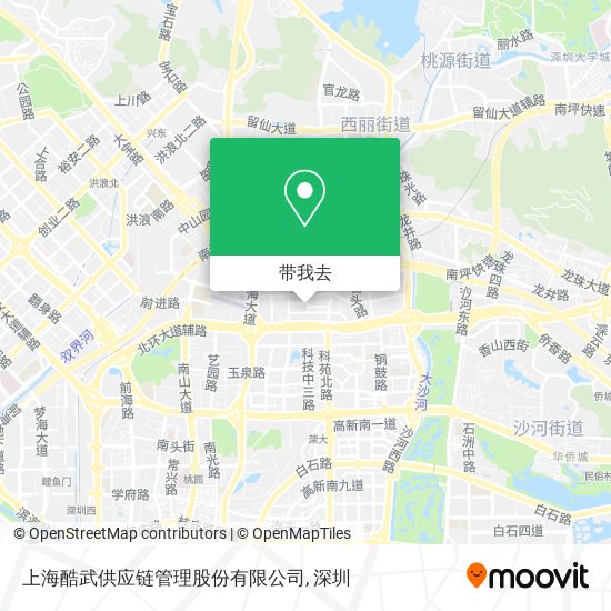 上海酷武供应链管理股份有限公司地图