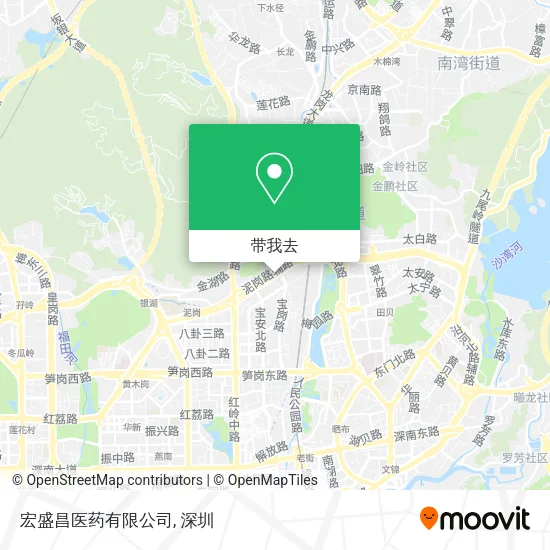 宏盛昌医药有限公司地图